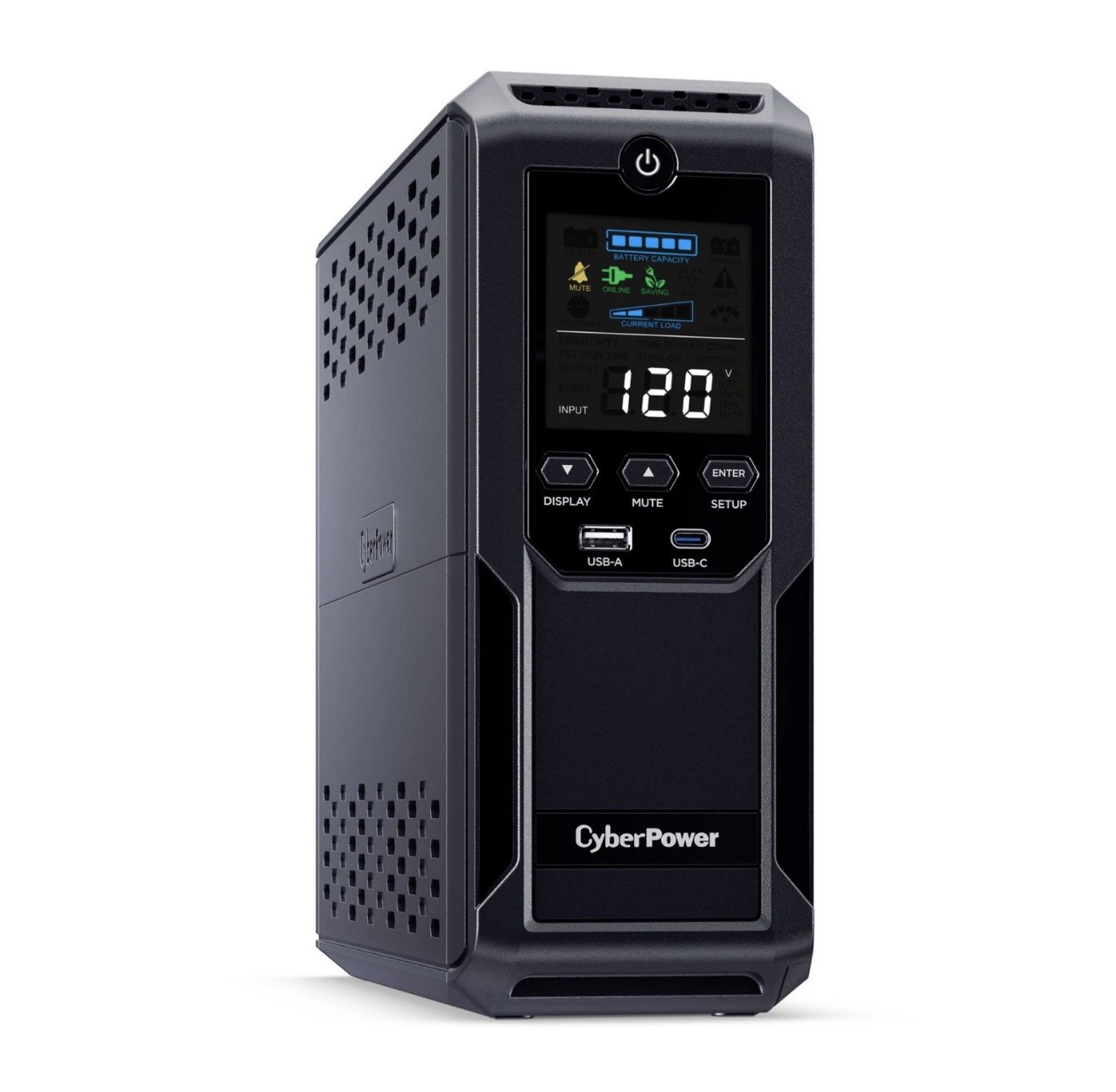 New CyberPower CP1500AVRLCD3 Mini Tower UPS Battery Backup and Surge Protector New CyberPower CP1500AVRLCD3 Mini Tower UPS Battery Backup and Surge Protector