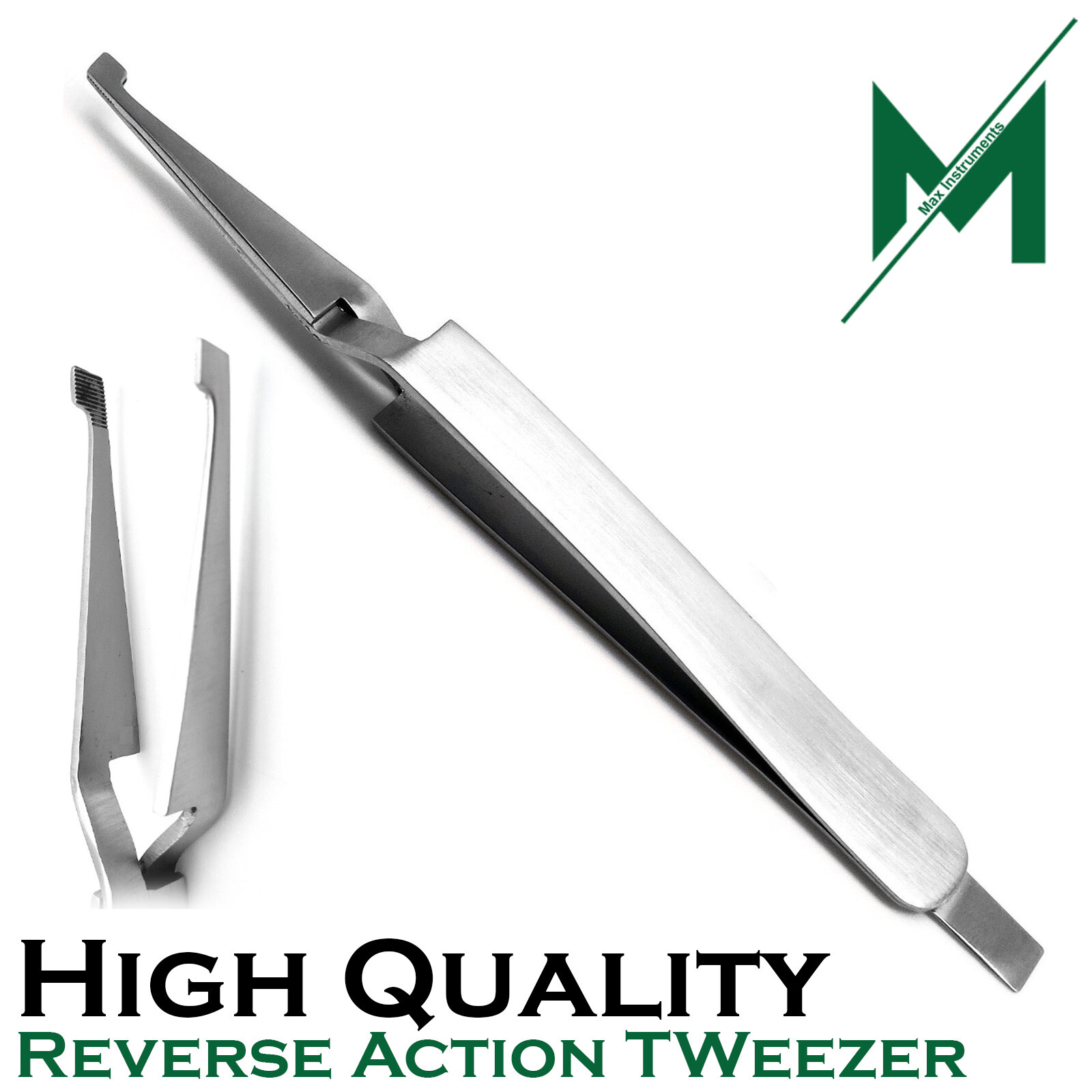 Dental Direct Bracket Holder Orthodontic Self Close Reverse Action Tweezer