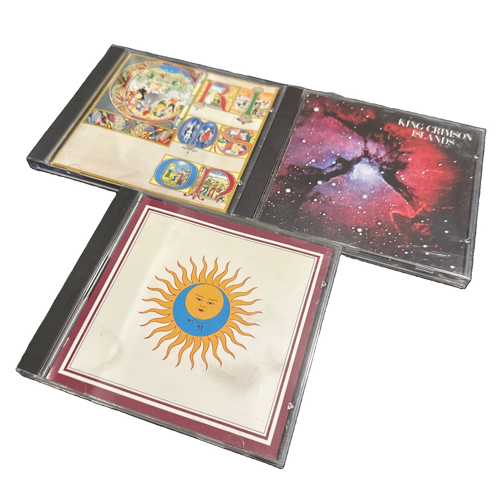 (3) King Crimson CD Lot Lizard, Islands, Larks Tongues In Aspic