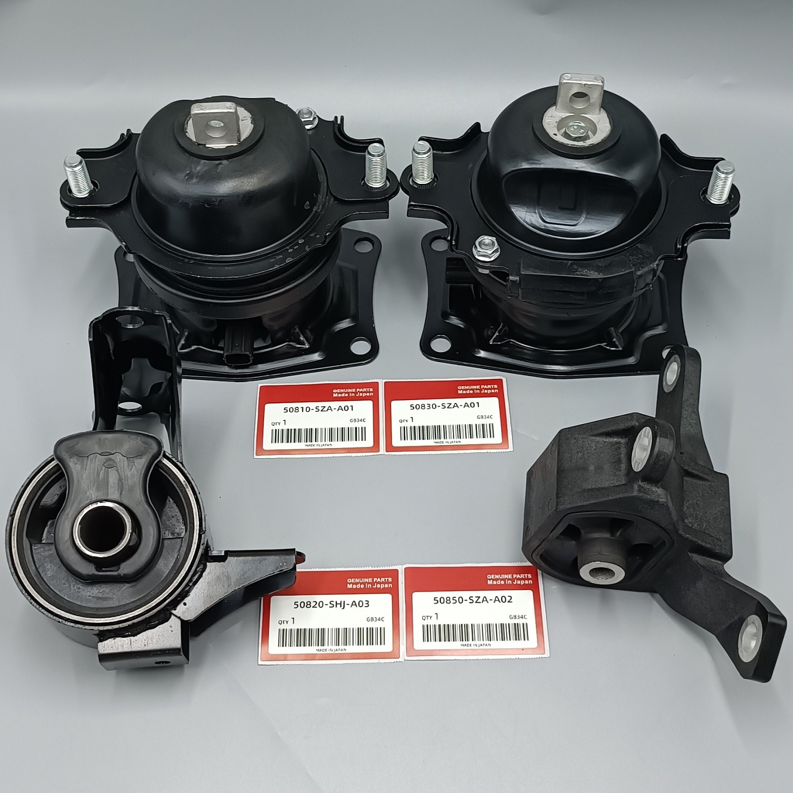 OEM 4Pc Engine Motor & Transmission Mount Set for 2009-2015 Honda Pilot 3.5L AWD