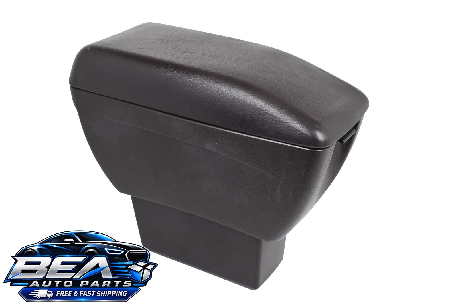 DEFECT 93-97 Toyota Corolla Center Console Maroon Plastic Armrest Storage OEM