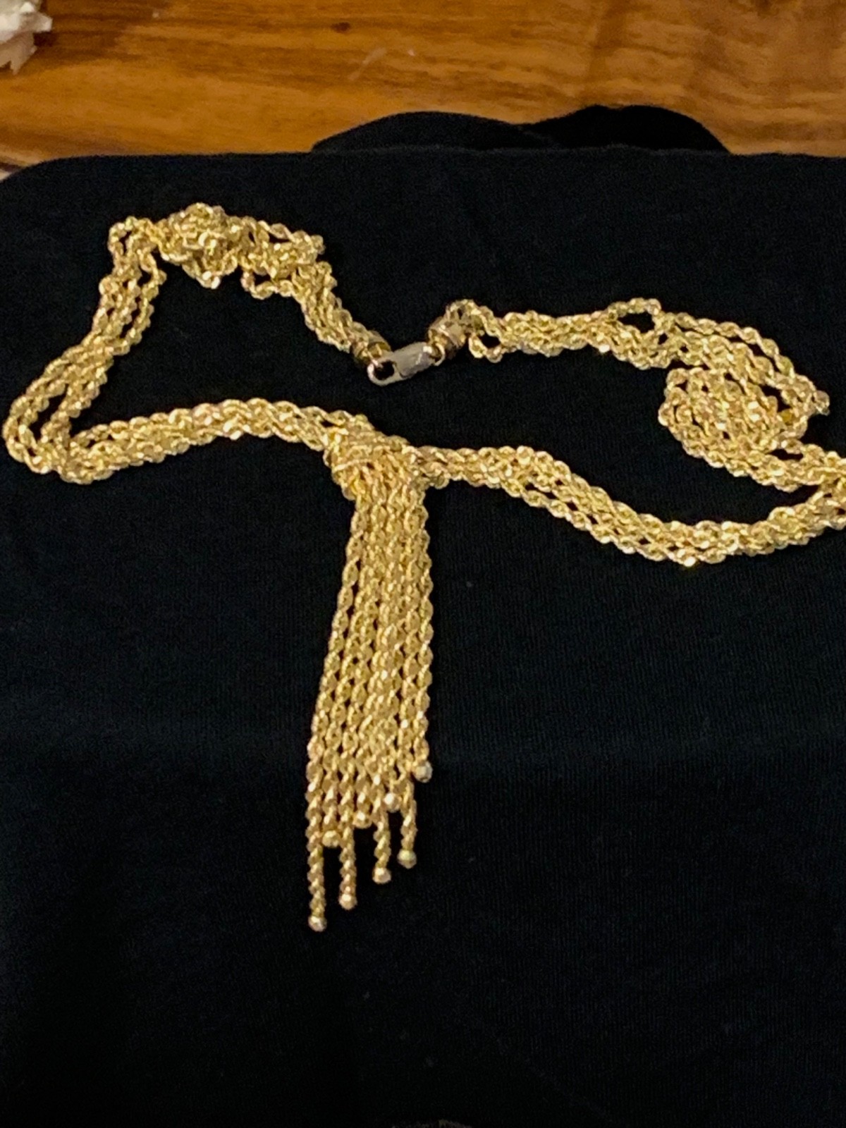 Michael Anthony 10K Yellow Gold 4 Strand Lariat 11.8g MA Michael Anthony 10K Yellow Gold 4 Strand Lariat 11.8g MA