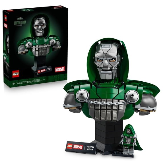 LEGO Marvel Doctor Doom Bust - Building Set for Adults, Ages 18+ Marvel Avengers LEGO Marvel Doctor Doom Bust - Building Set for Adults, Ages 18+ Marvel Avengers