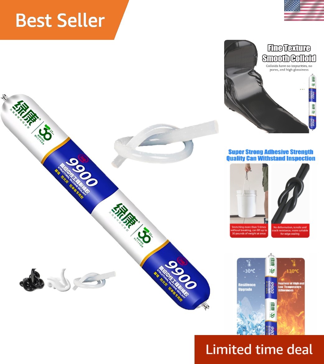 Transparent 9900 Sealant: Waterproof, High Flexibility, Easy Application - 1PC