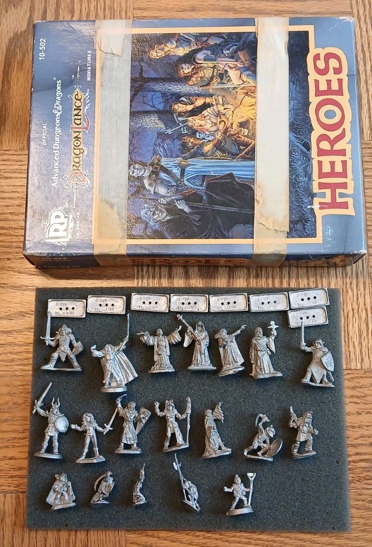 Ral Partha Dragon Lance Heroes Some From 10-502 AD&D Mixed Lot 1989-1979 Ral Partha Dragon Lance Heroes Some From 10-502 AD&D Mixed Lot 1989-1979