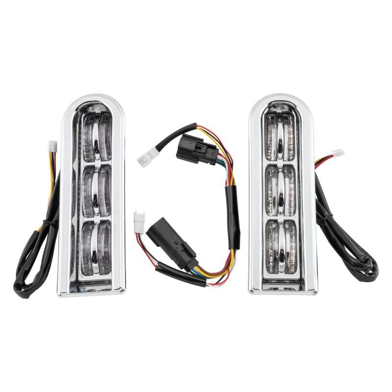 Letric Lighting Saddlebag Filler Support LED Chrome - Accessories and Wiring