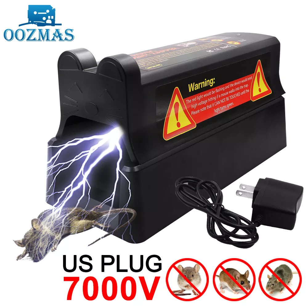 Electronic Mouse Trap Victor Control Rat Killer Pest Electric Rodent Zapper US Electronic Mouse Trap Victor Control Rat Killer Pest Electric Rodent Zapper US