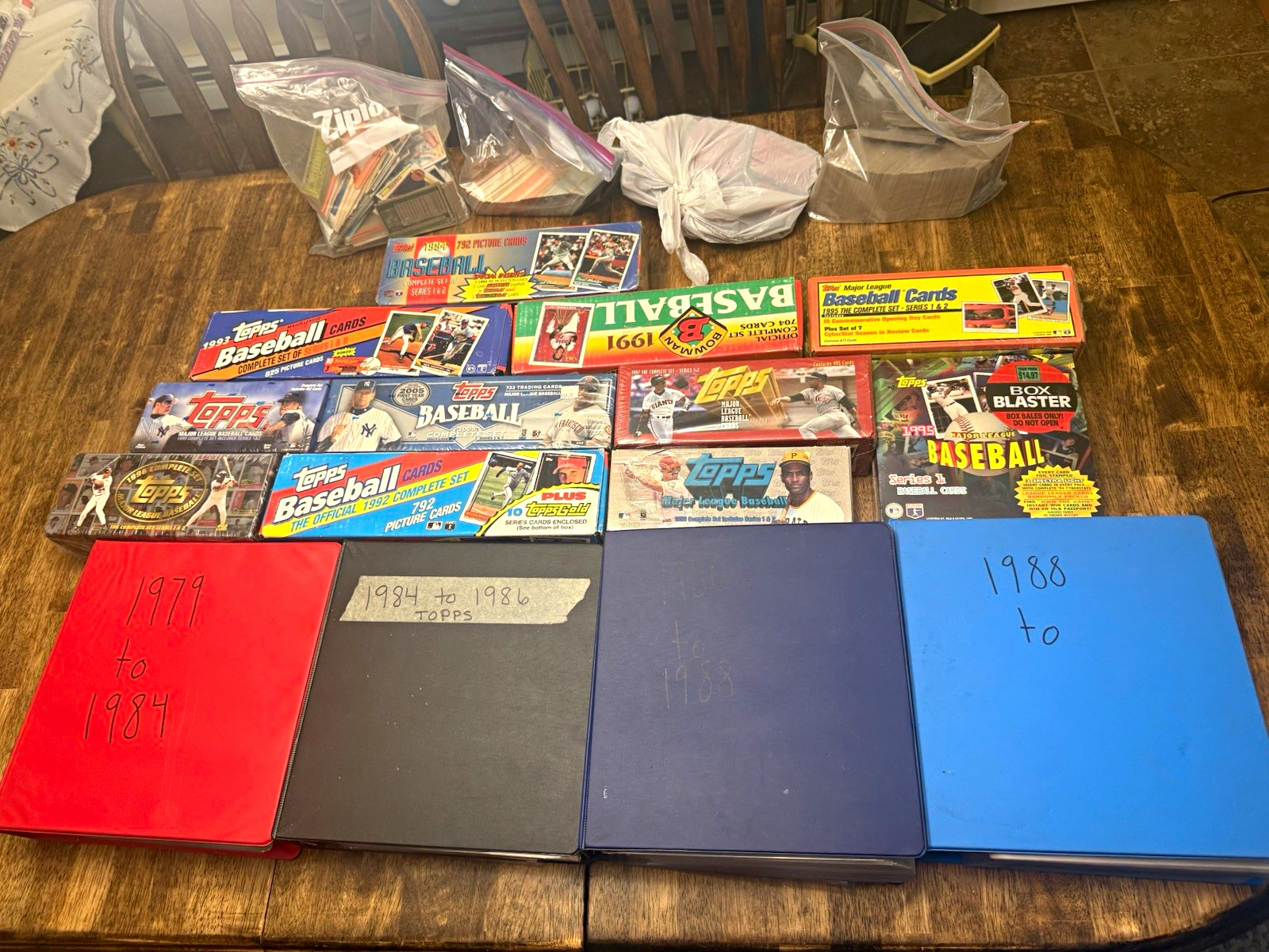 Topps MLB Baseball Trading Cards Lot 792 Cards Complete Set 1991 Vintage Topps MLB Baseball Trading Cards Lot 792 Cards Complete Set 1991 Vintage