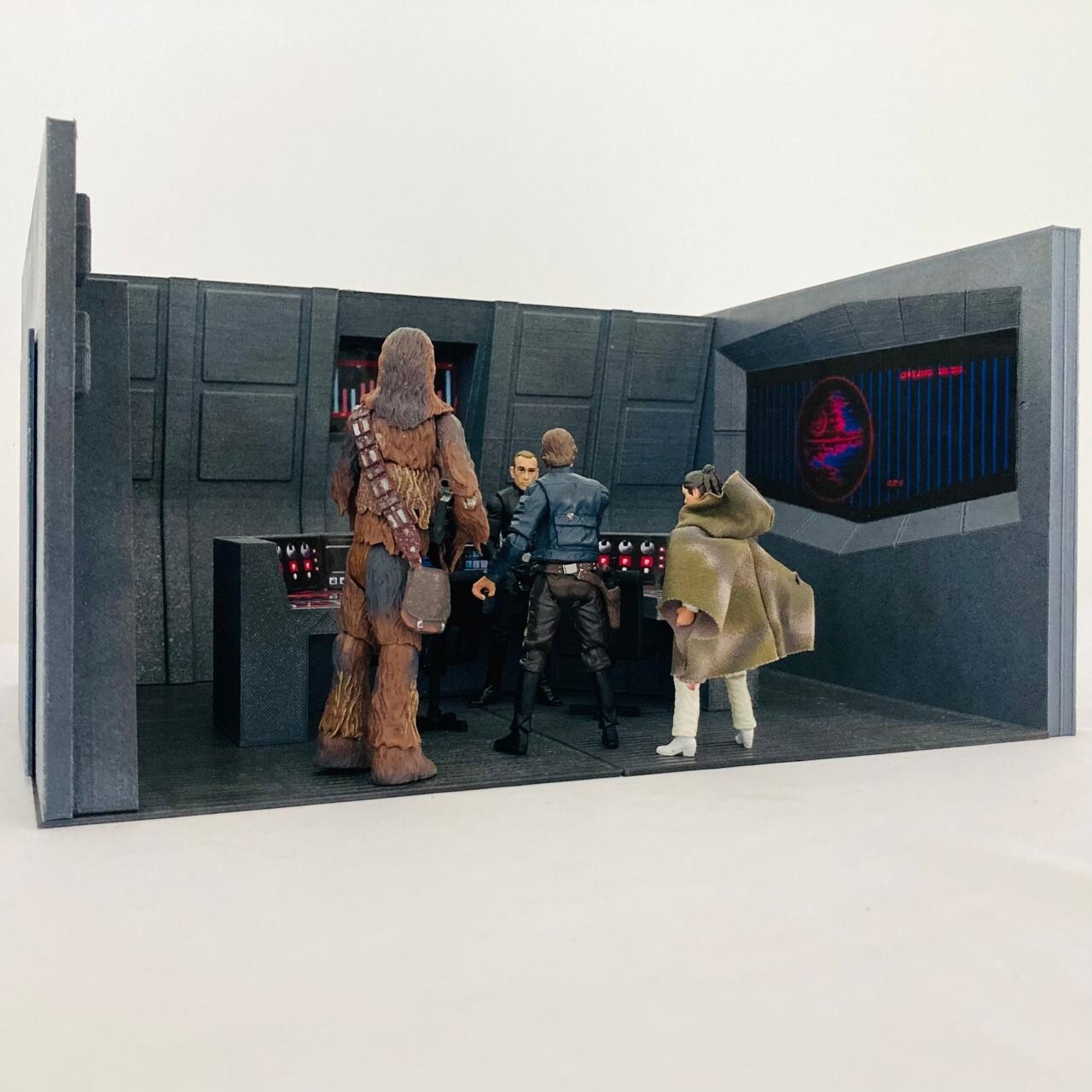 Endor Bunker Control Room Diorama for 3.75 inch (1:18) Scale Action Figure