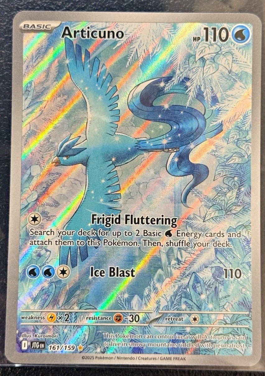 The Pokémon Company Articuno 161/159 Journey Together Holo Full Art EN 2025 LP
