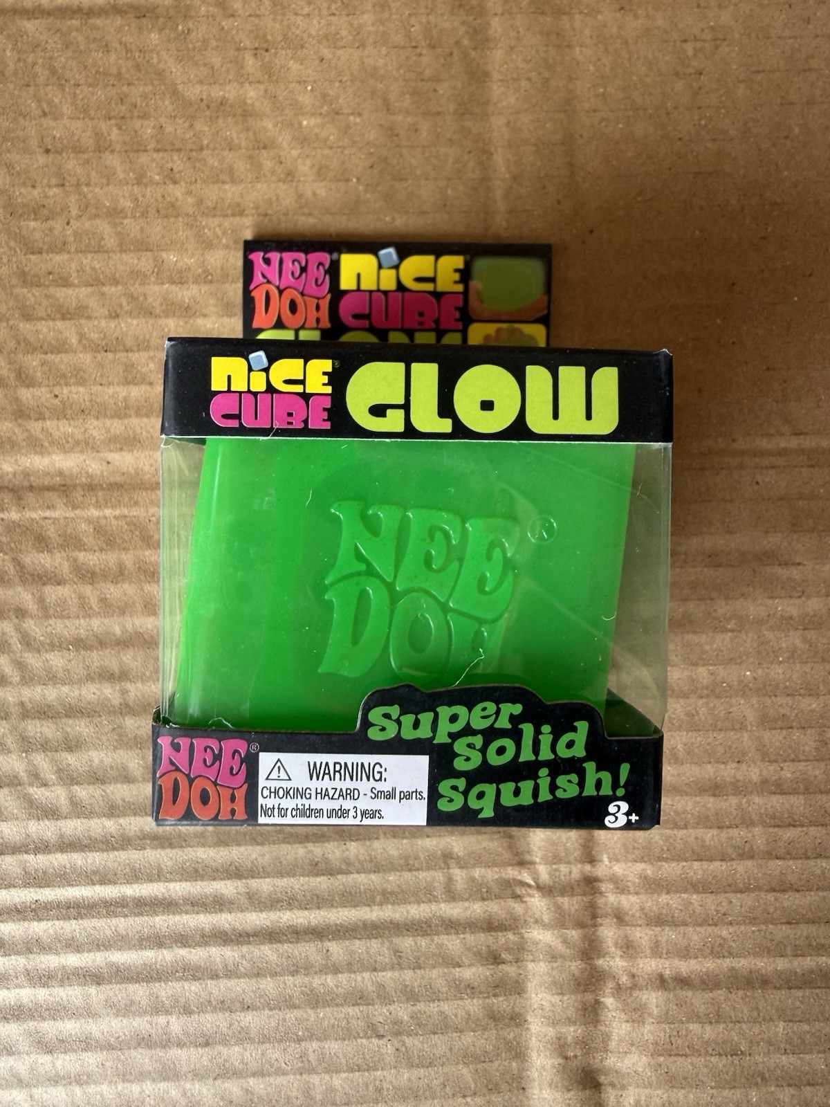 needoh nice cube glow in the dark - green needoh nice cube glow in the dark - green