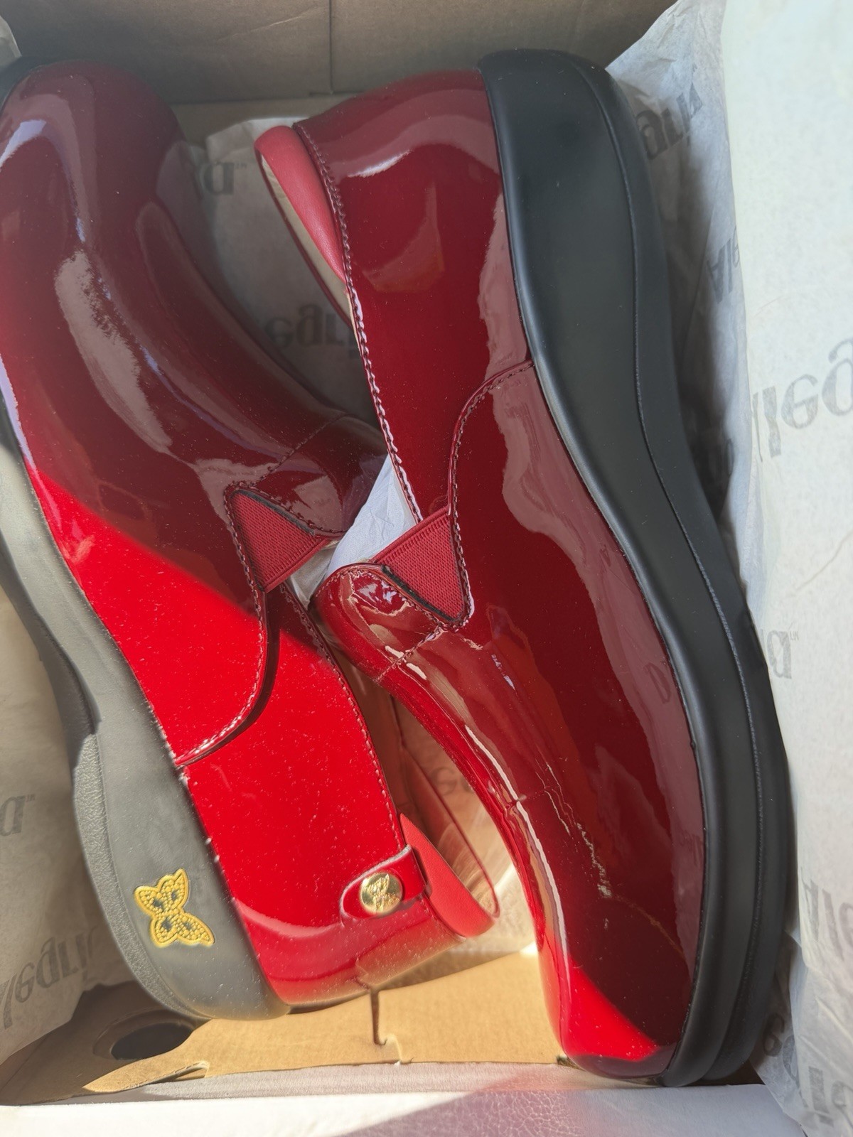 Alegria STYLE NO. KEL-7844 COLOR CHERRY BOMB PATENT Alegria STYLE NO. KEL-7844 COLOR CHERRY BOMB PATENT