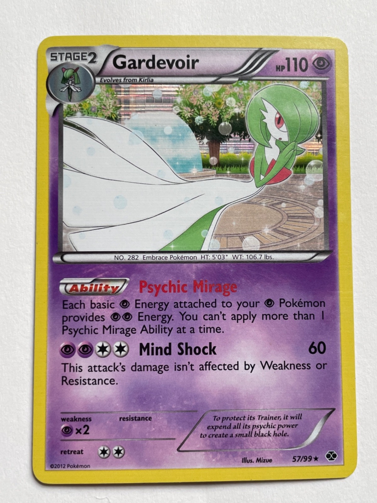 Gardevoir 57/99 Next Destinies Holo, MP *bent*