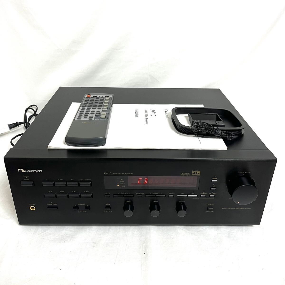 Nakamichi AV-10 AV Receiver 5.1ch DTS DolbyDigital 100W w/Remote Fully Works