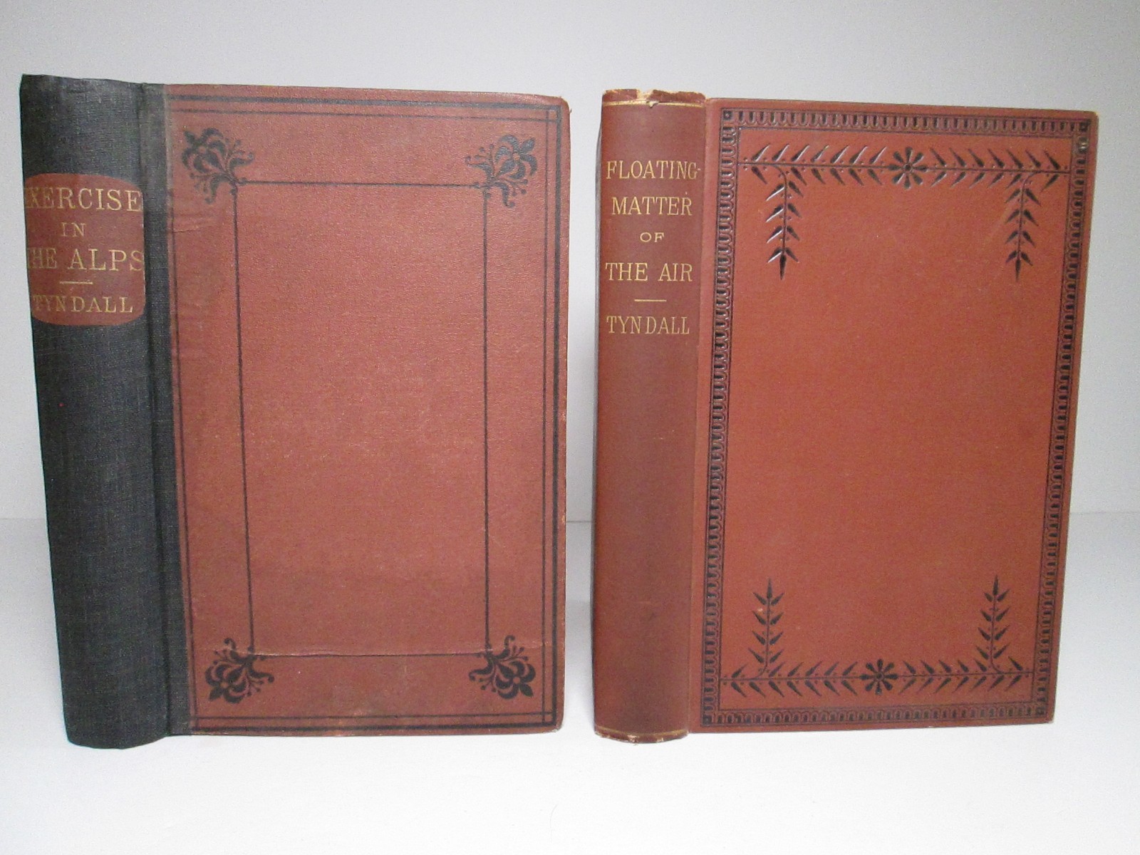 Early Science Mountaineering JOHN TYNDALL Antique Book Lot Alps Medicine Geology