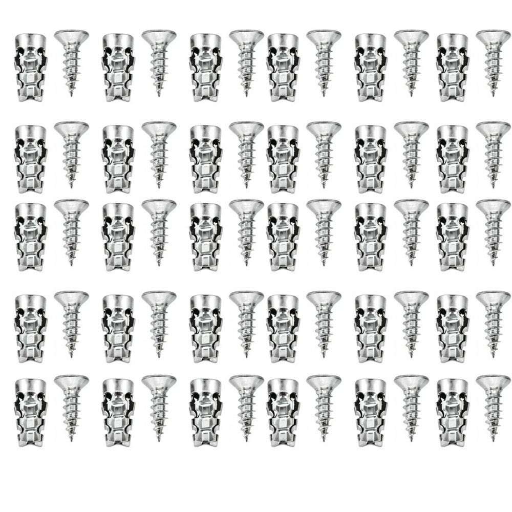 6×14mm Short Expansion Screw Set - 30/60 PCS