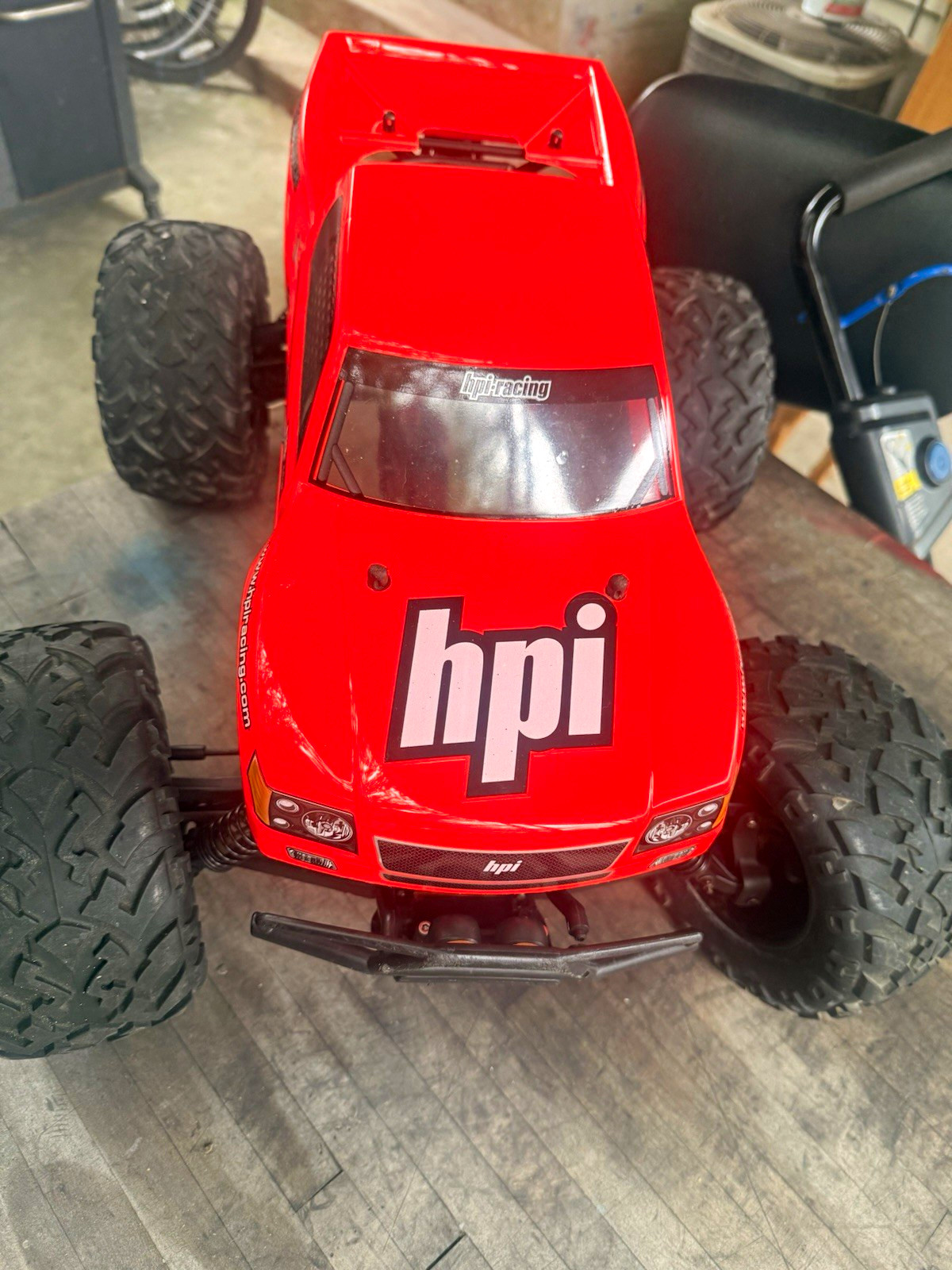 Savage x roller with new body Hpi 