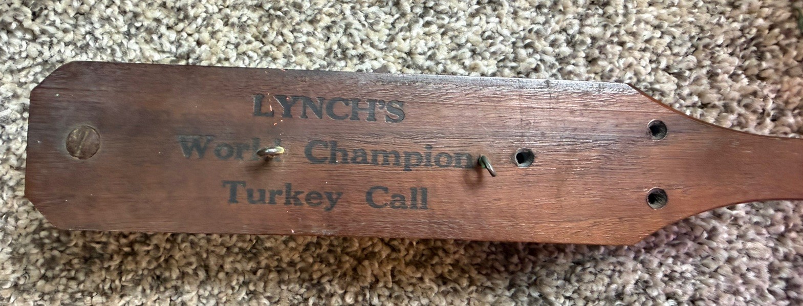 RARE Vintage Lynch 3 Hole Early Box Call RARE Vintage Lynch 3 Hole Early Box Call