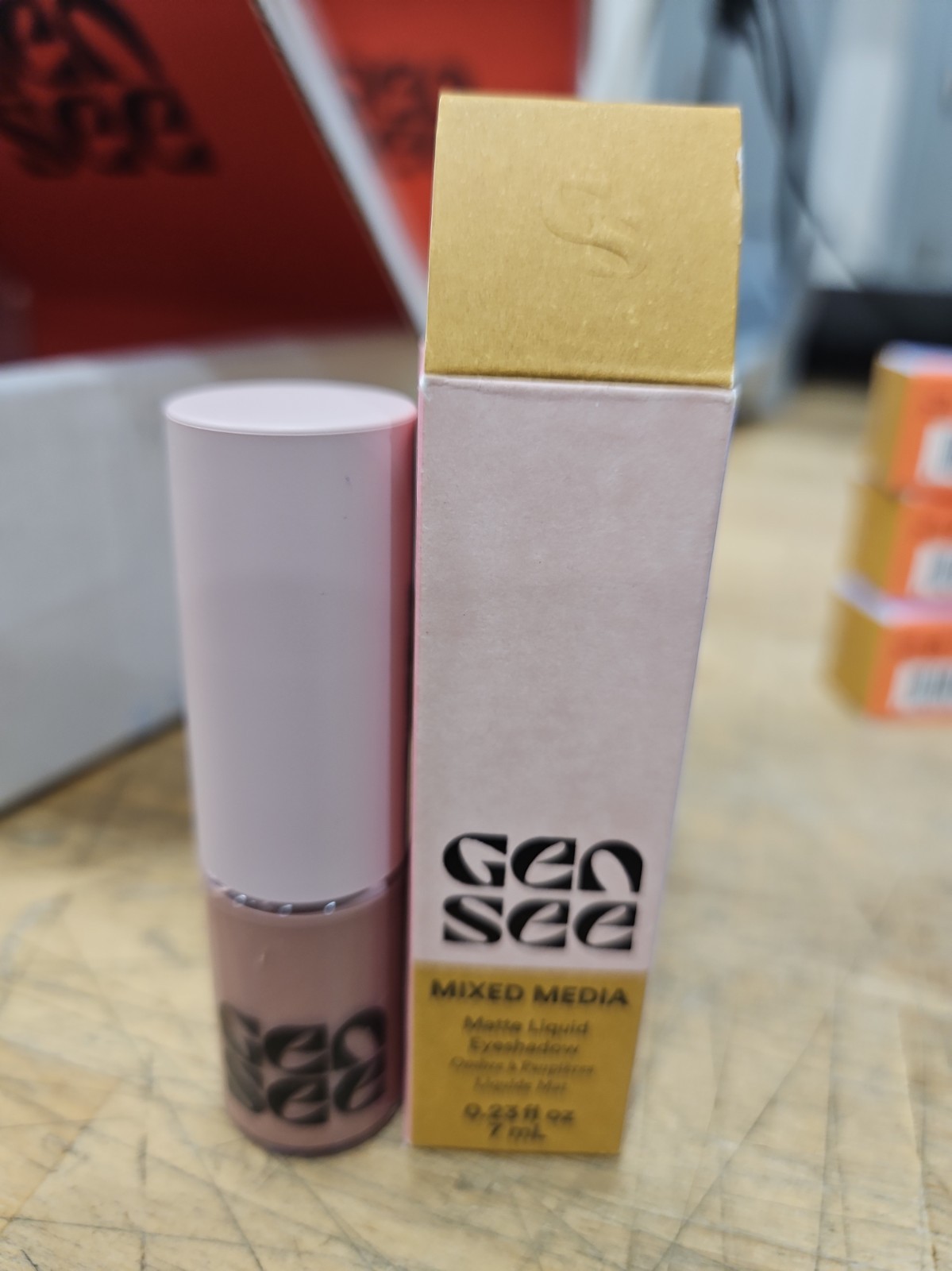 Gen See Mixed Media Matte Liquid Eyeshadow - ROSE WATER, 1 Count 