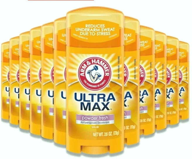 (12-PACK) Arm & Hammer Deodorant UltraMax Invisible Solid Active Sport 2.6 oz