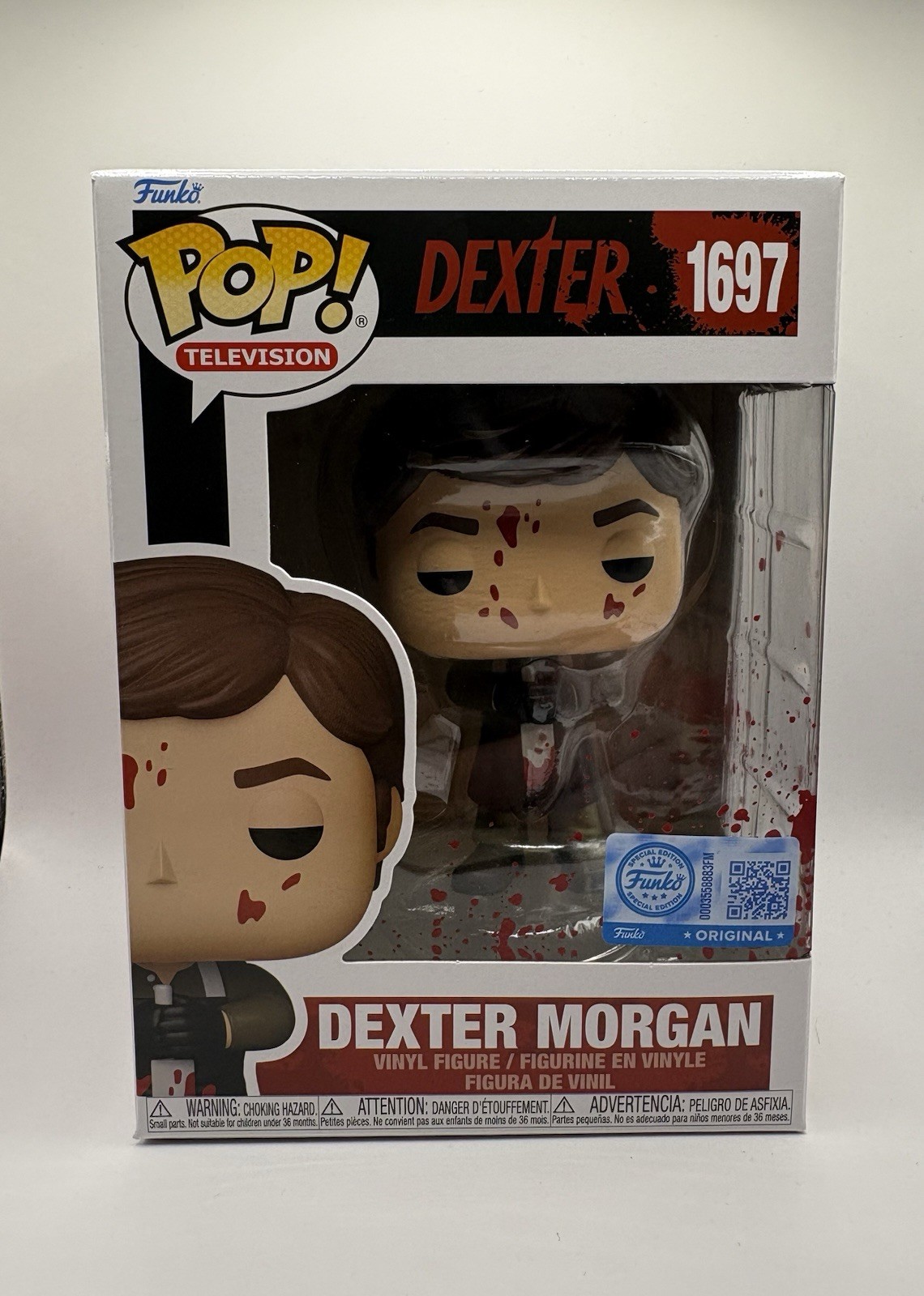 Funko Pop Vinyl: Dexter Dexter Morgan (Bloody) Funko (Exclusive) #1697 Funko Pop Vinyl: Dexter Dexter Morgan (Bloody) Funko (Exclusive) #1697