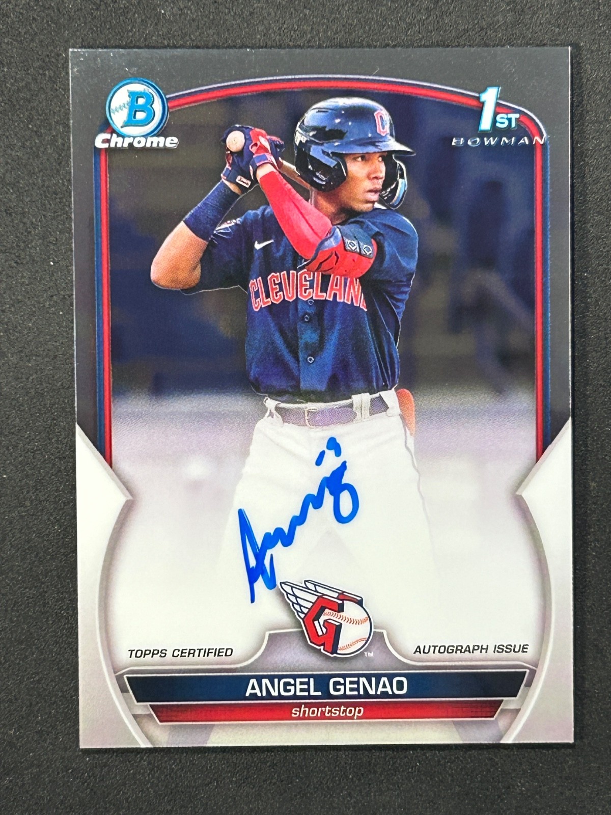 2023 Bowman Chrome Angel Genao 1st Bowman Auto #CPA-AG Guardians