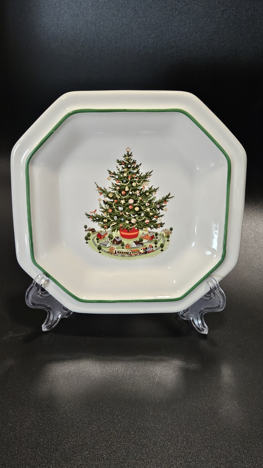 Vintage Pfaltzgraff Christmas Heritage Stoneware Mint Tray 6.5\ Vintage Pfaltzgraff Christmas Heritage Stoneware Mint Tray 6.5\
