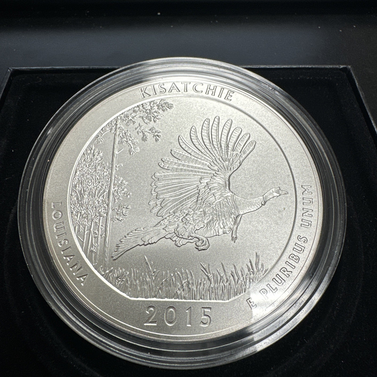2015 5 oz Silver America The Beautiful Kisatchie National Forest Louisiana 