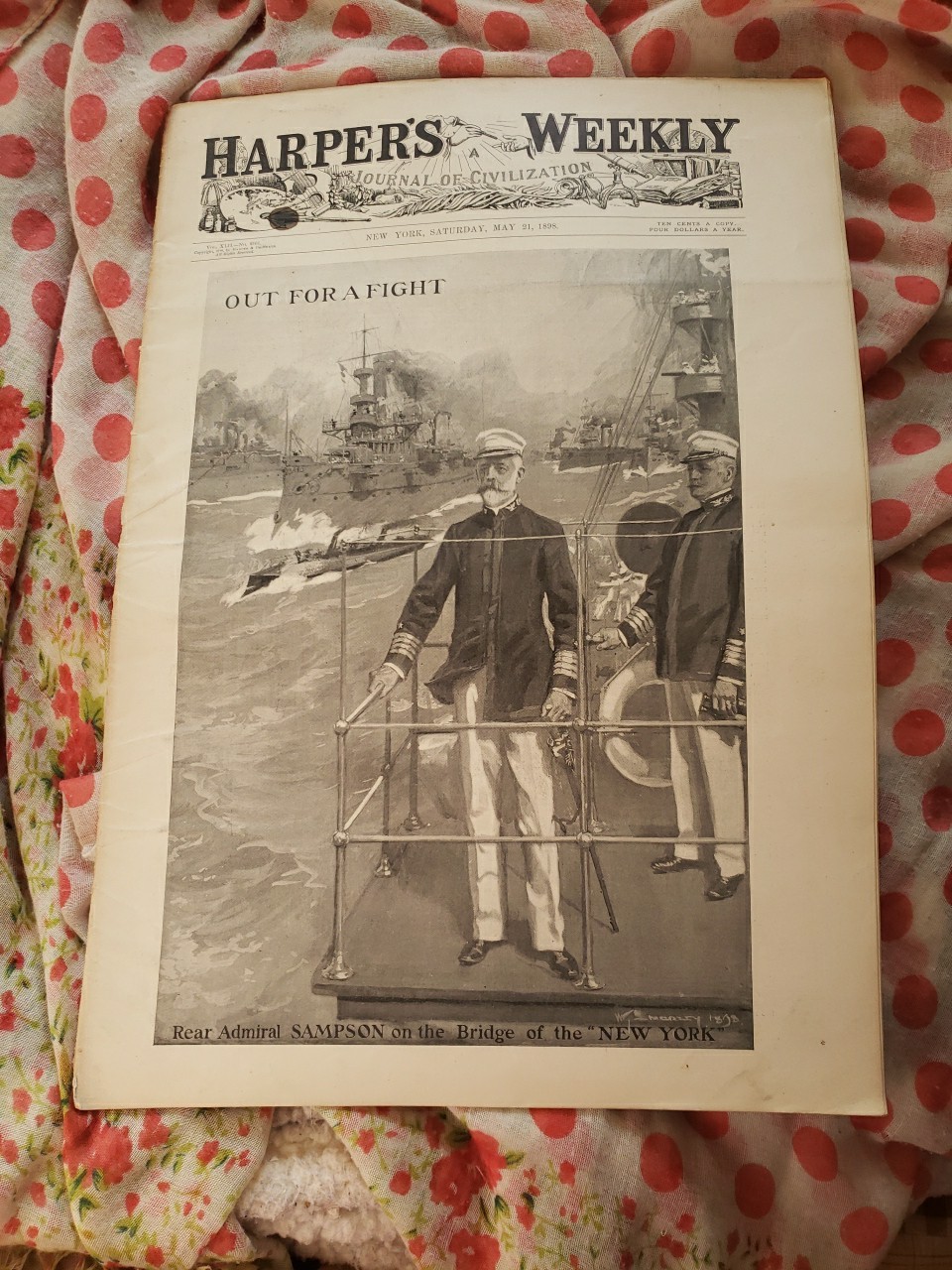 Harper\'s Weekly New York, Saturday May 21st 1898