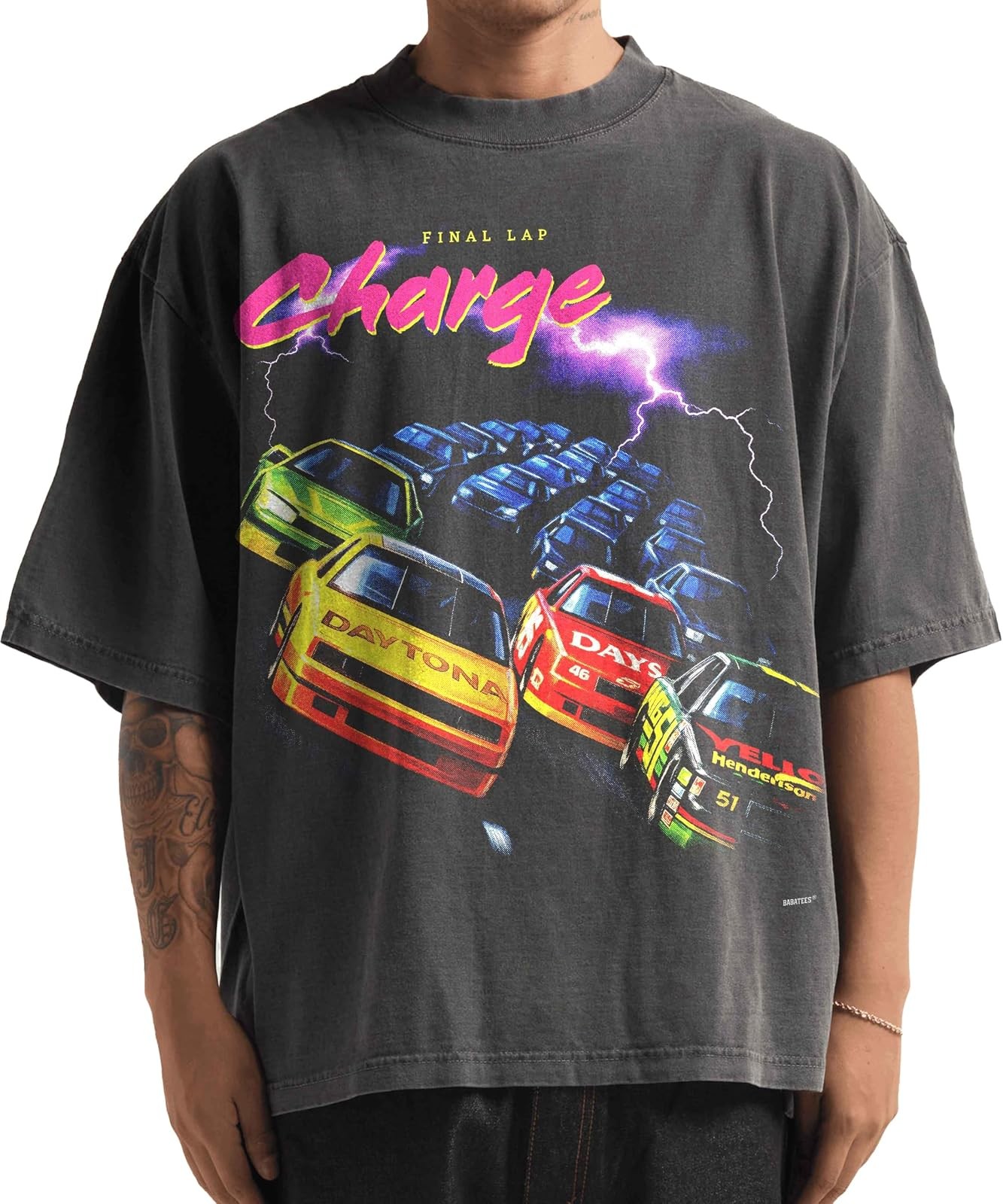 Vintage Heavyweight Graphic T-Shirt - Boxy Drop Shoulder Fit