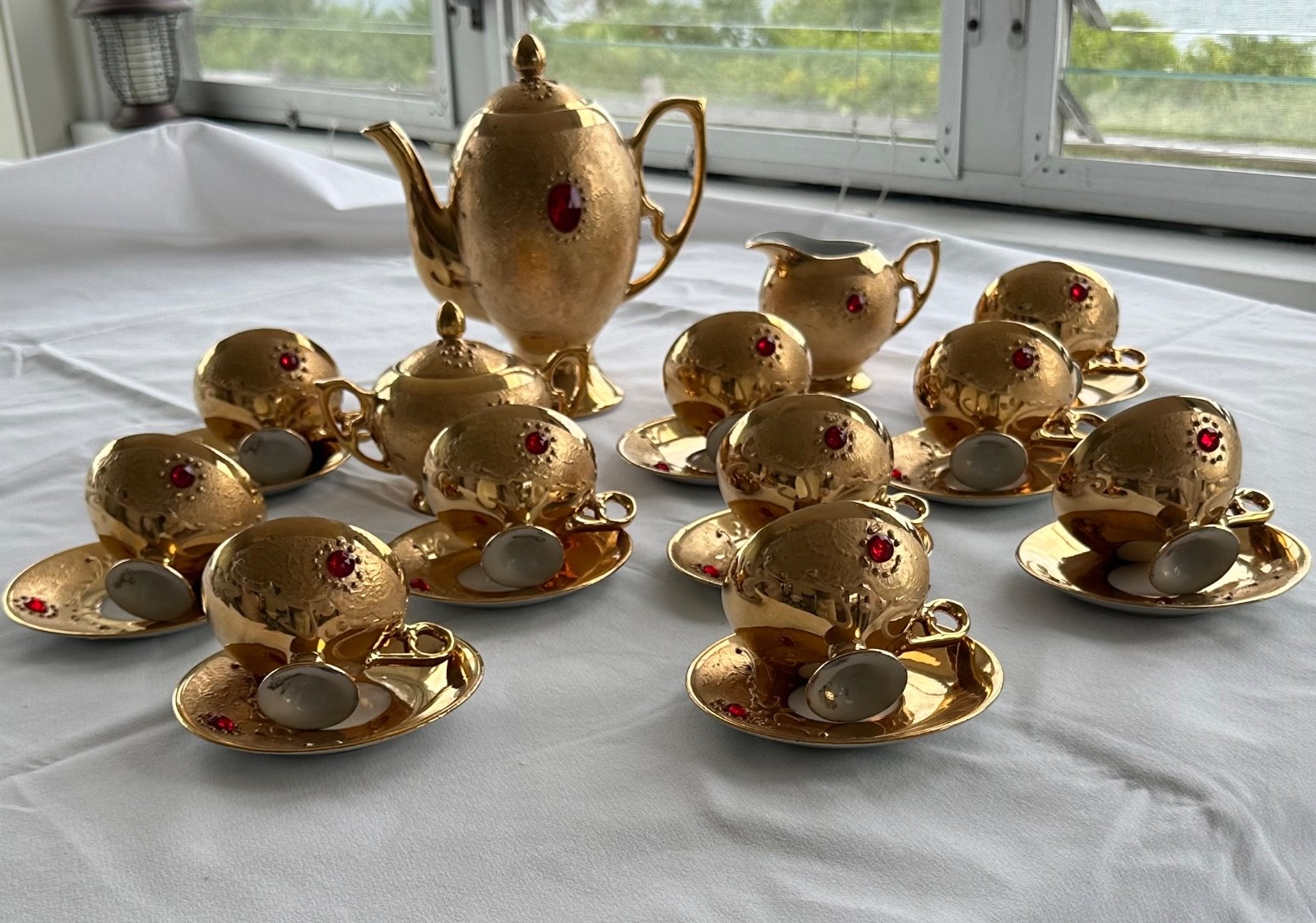 Vintage Reiber Mitterteich Tea Set from Bavaria Vintage Reiber Mitterteich Tea Set from Bavaria