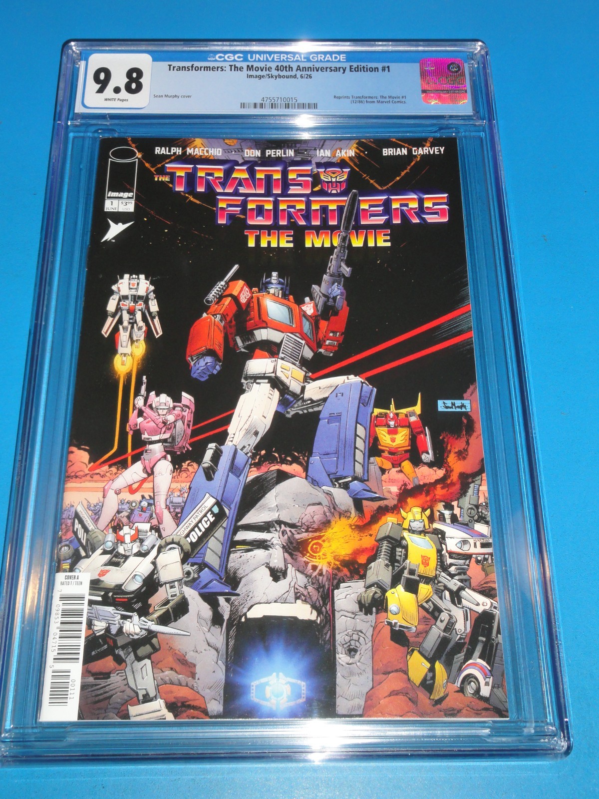 Transformers 40th Anniversary Movie Edition #1 CGC 9.8 NM/M Gorgeous Gem Wow