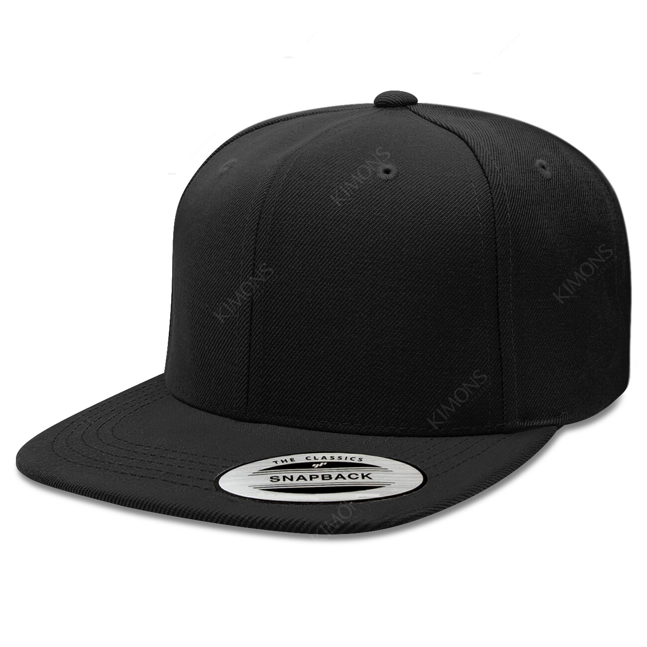 Snapback Hat Flat Bill Baseball Cap - Mesh Streetwear Blank Plain Trucker Hat