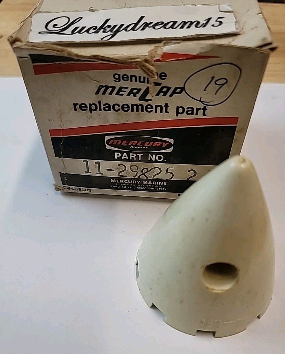 NOS Original Mercury Quicksilver 11-29825 Propeller Nut NOS Original Mercury Quicksilver 11-29825 Propeller Nut