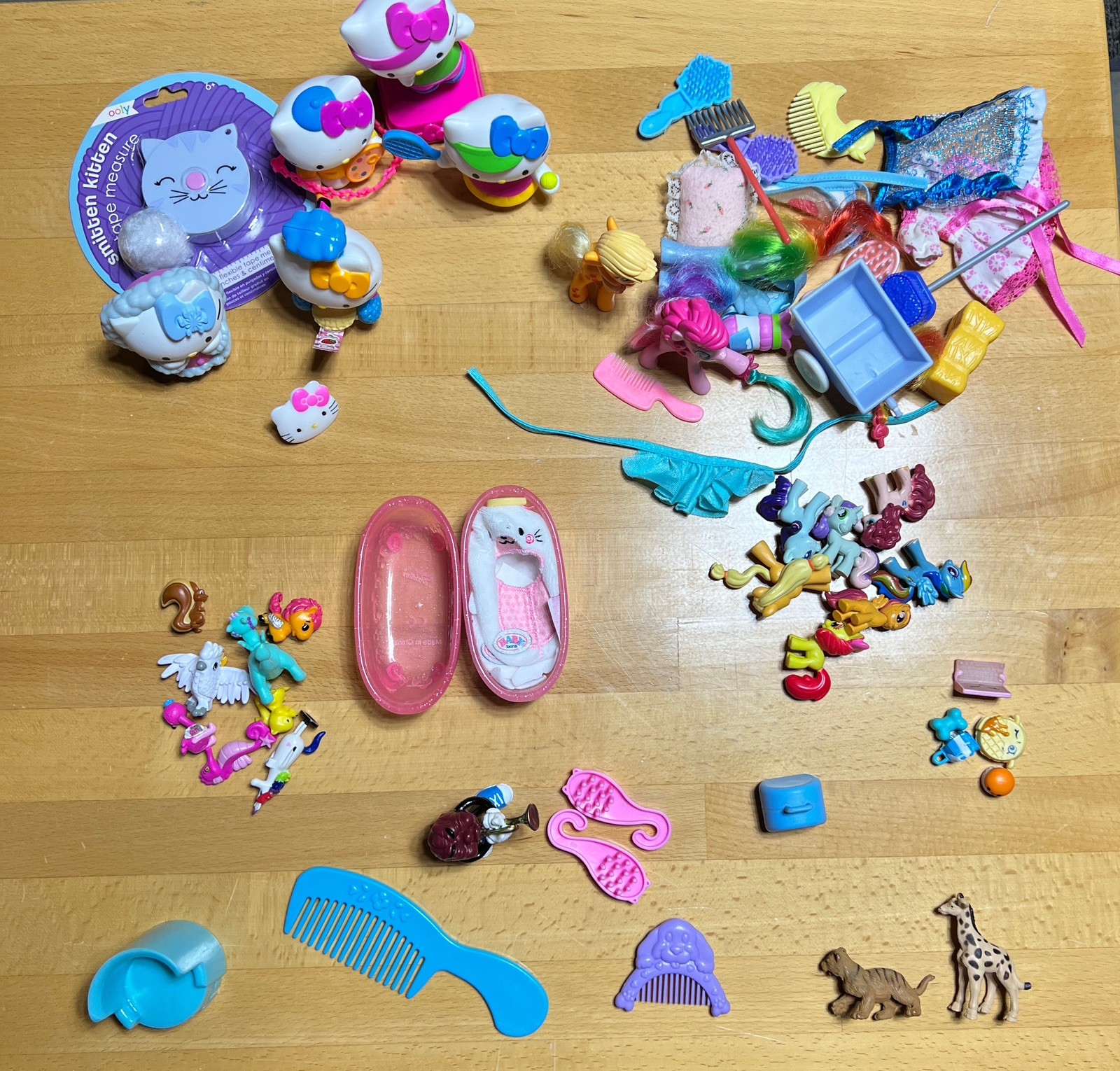 Mixed LOT - Collectible Assorted Small Toys - w/ Hello Kitty & My Little Pony