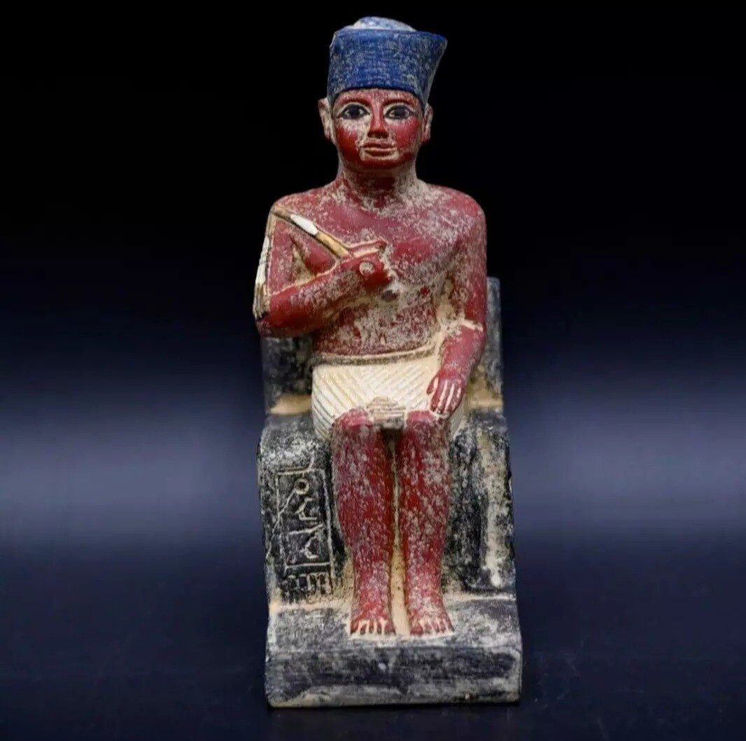 Egyptian Artifacts A Rare Authentic Pharaonic Statue Egyptian Phataoh Khufu BC