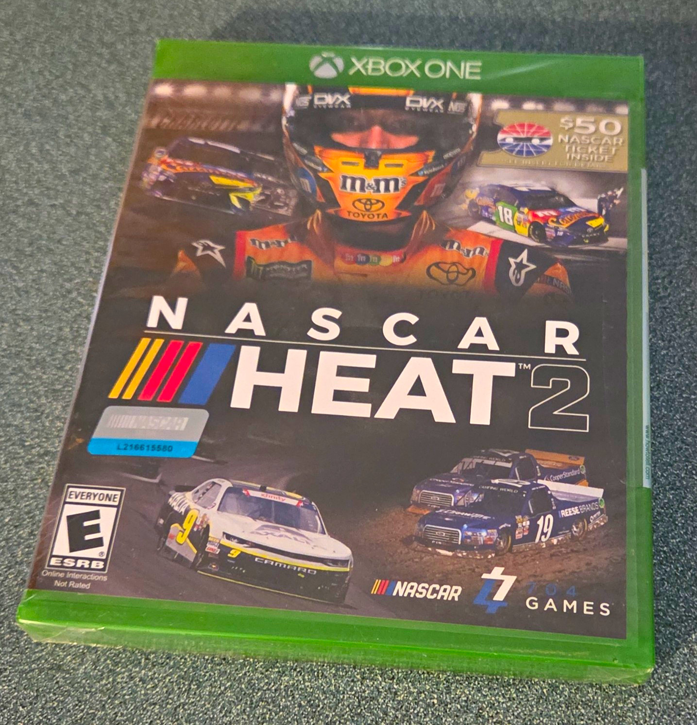 704 Games NASCAR Heat 2 Xbox One 2017 E Racing NTSC-U/C w/ NASCAR Heat Mobile