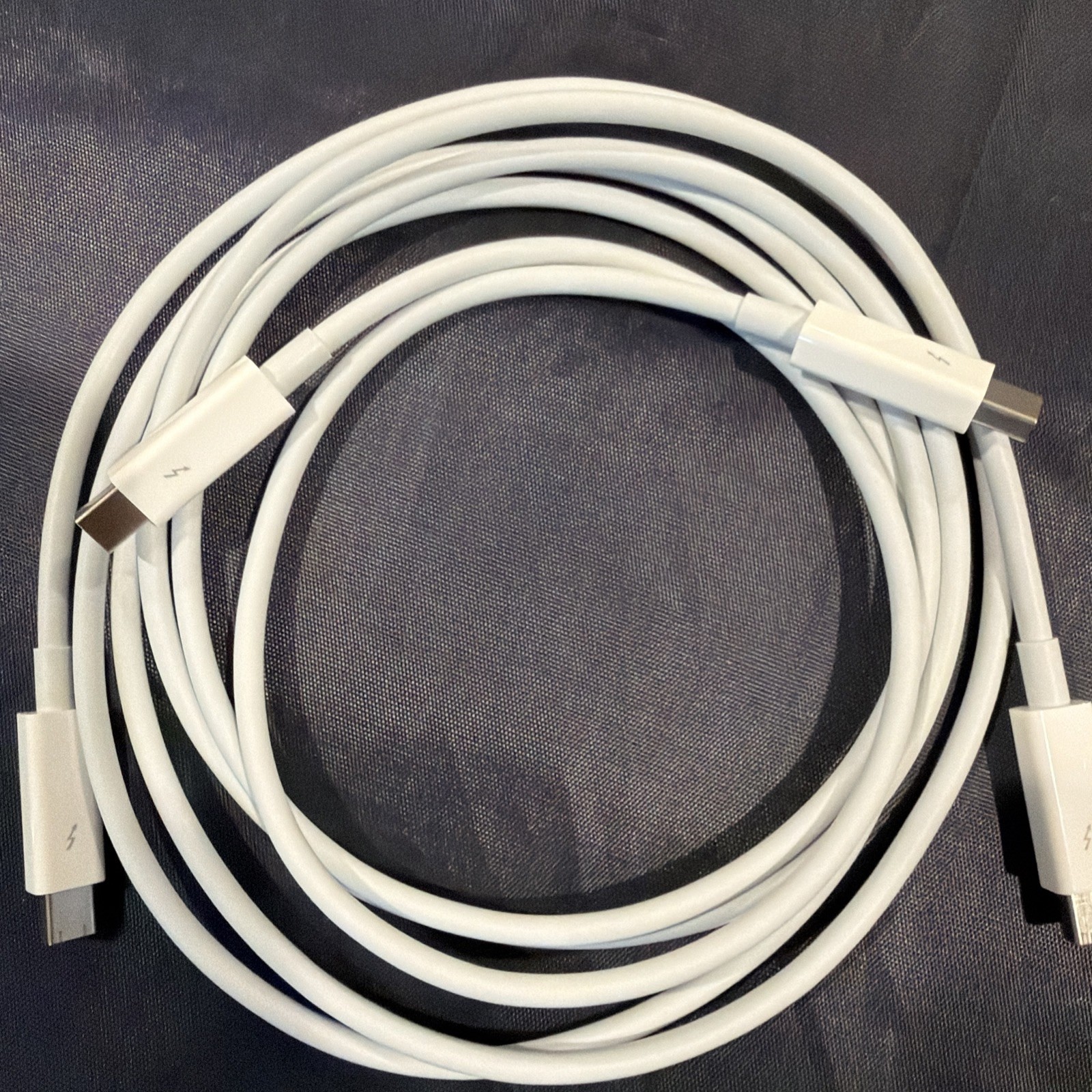 Apple official Thunderbolt 2 cables, 6 foot and 18 inches Great condition. 