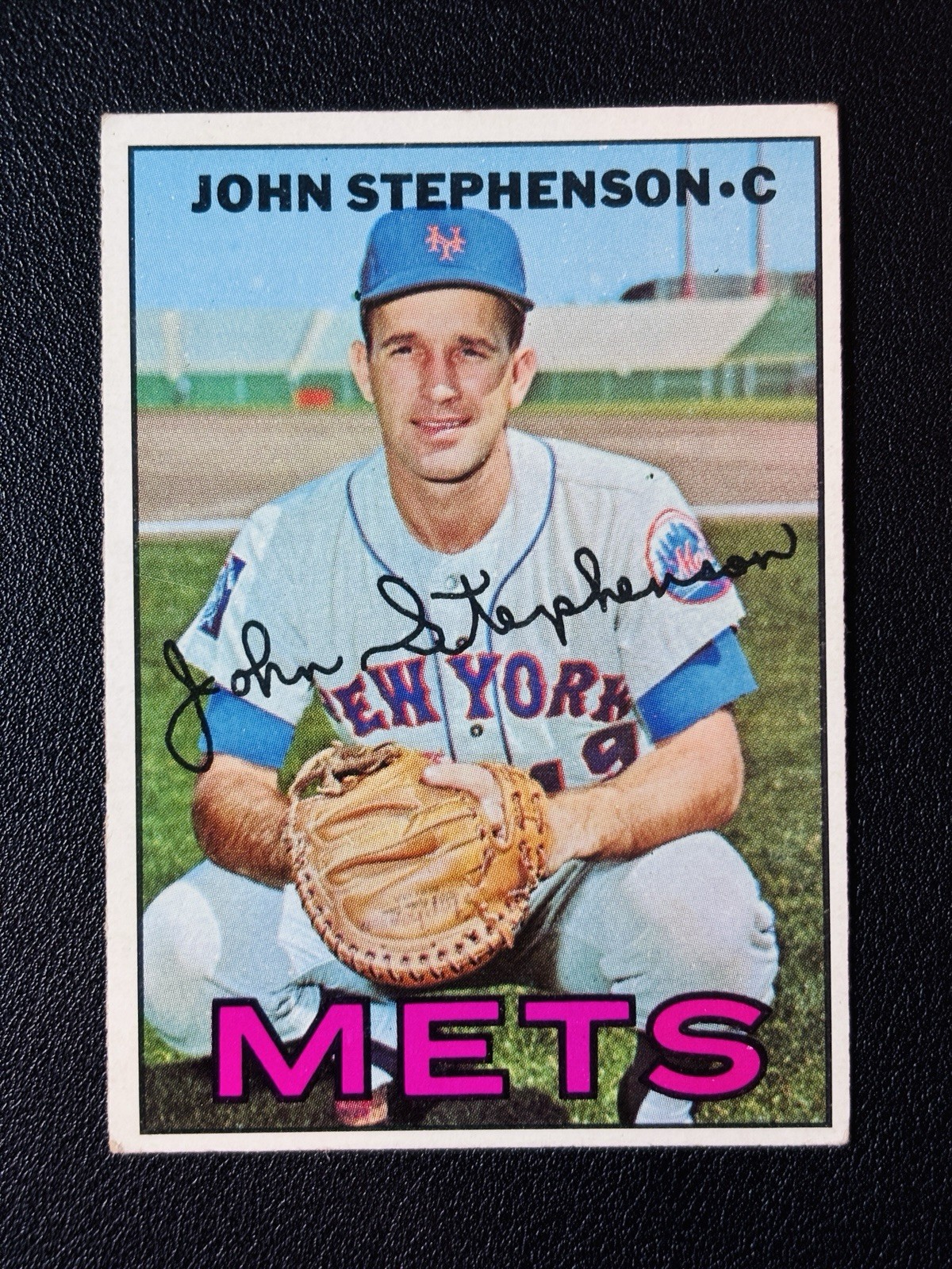 1967 Topps Baseball John Stephenson #522 New York Mets High # EX-NM