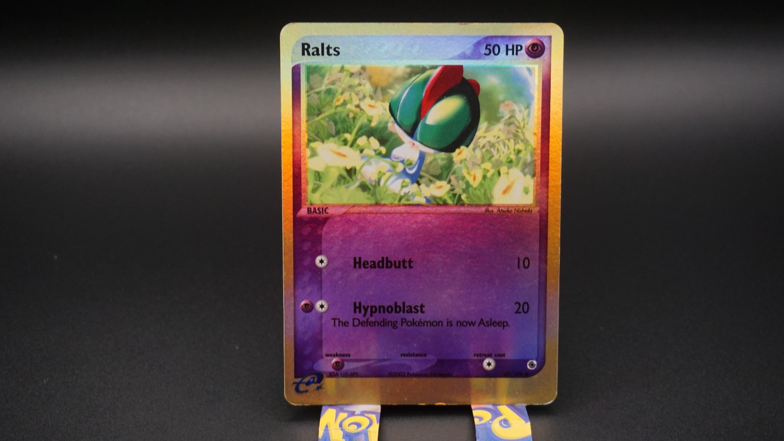 Ralts 67/109 EX Ruby & Sapphire Reverse Holo LP- Ralts 67/109 EX Ruby & Sapphire Reverse Holo LP-