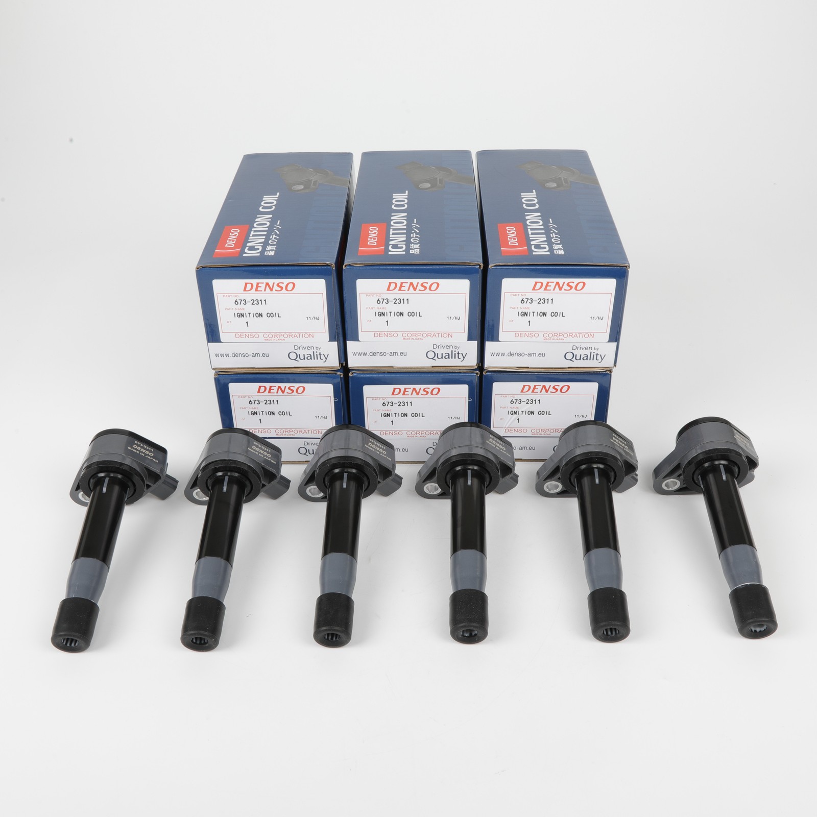 6X DENSO Direct Ignition Coil 673-2311 For UF603 U5304 IC693 E1103 30520-R70-A01