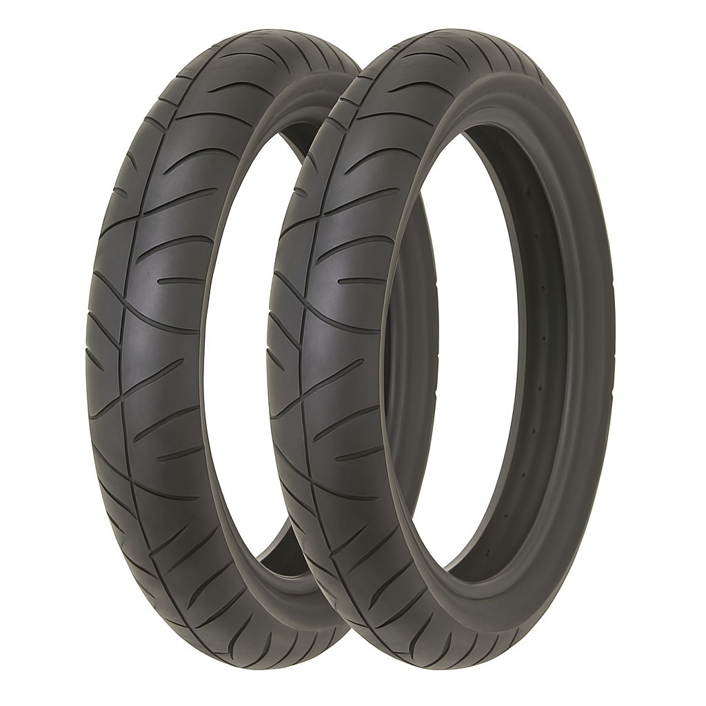 Bike Two Tire 16 x 3.00 Black/Black Side Wall HV-5189. Bike Two Tire 16 x 3.00 Black/Black Side Wall HV-5189.