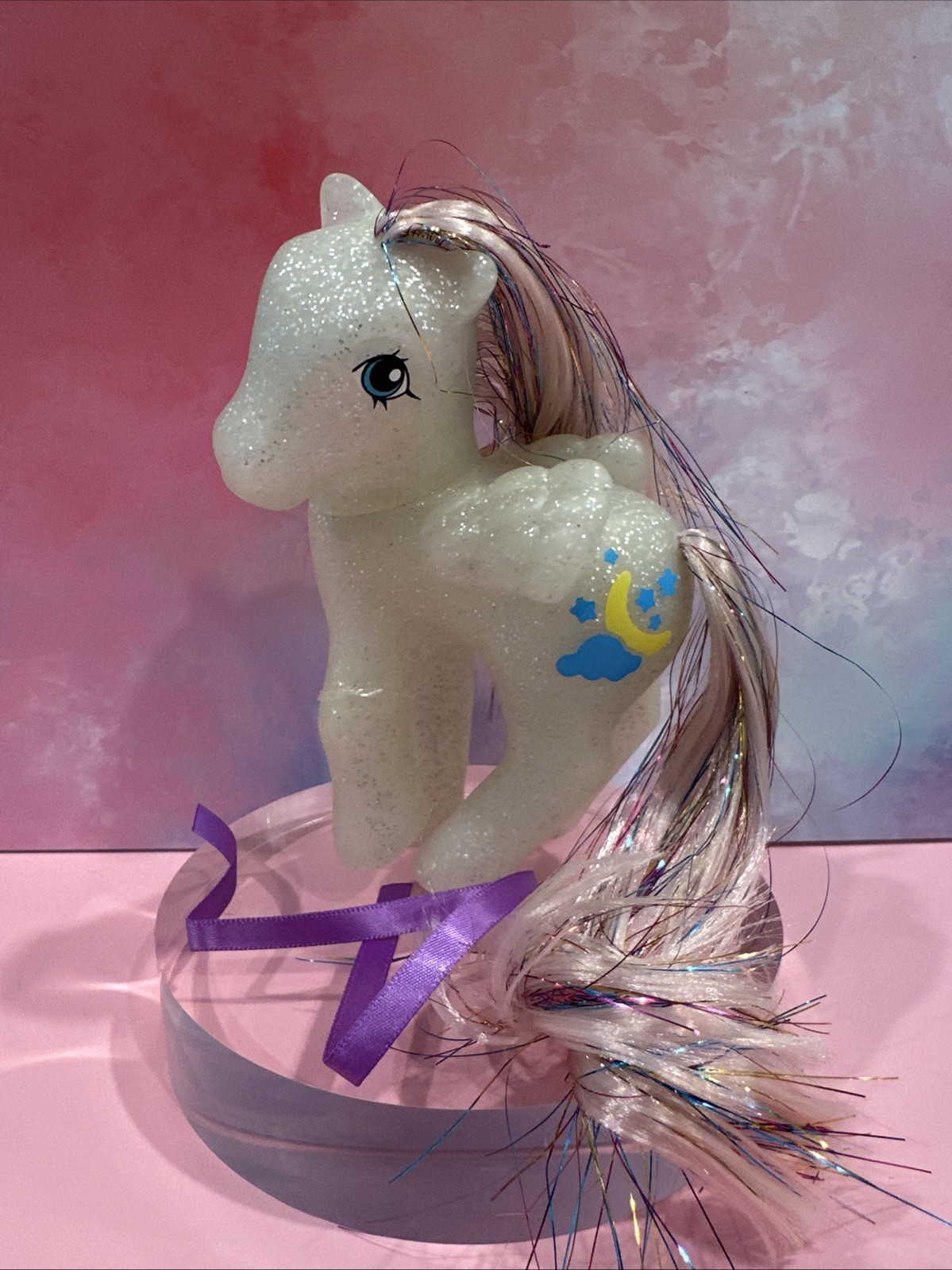 HQG1C G1 Custom - Moon Shimmer - Glitter Island - Sparkle Pegasus Pony