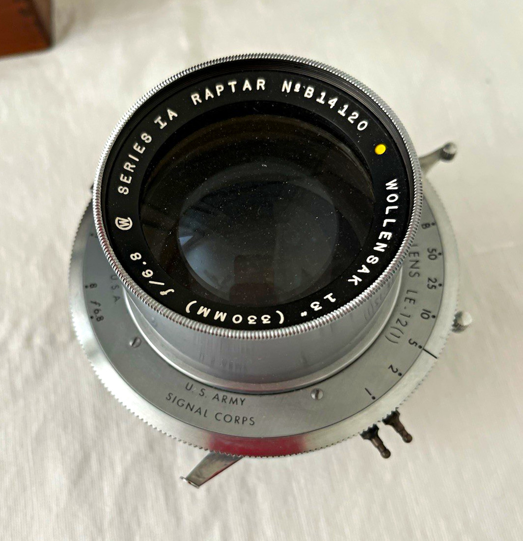 Vintage Wollensak 13” 330mm f/6.8 Series IA Raptar - U.S. Army Corps