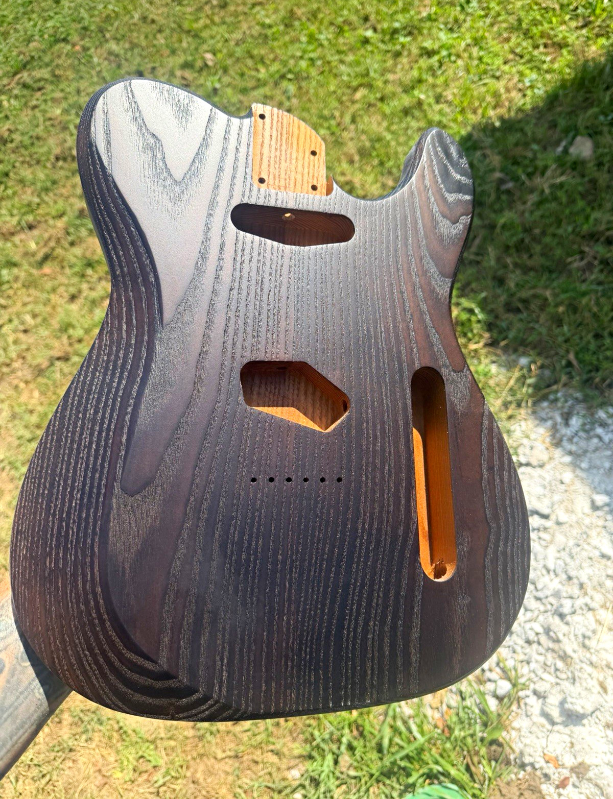 Telecaster ultra style body roasted ash
