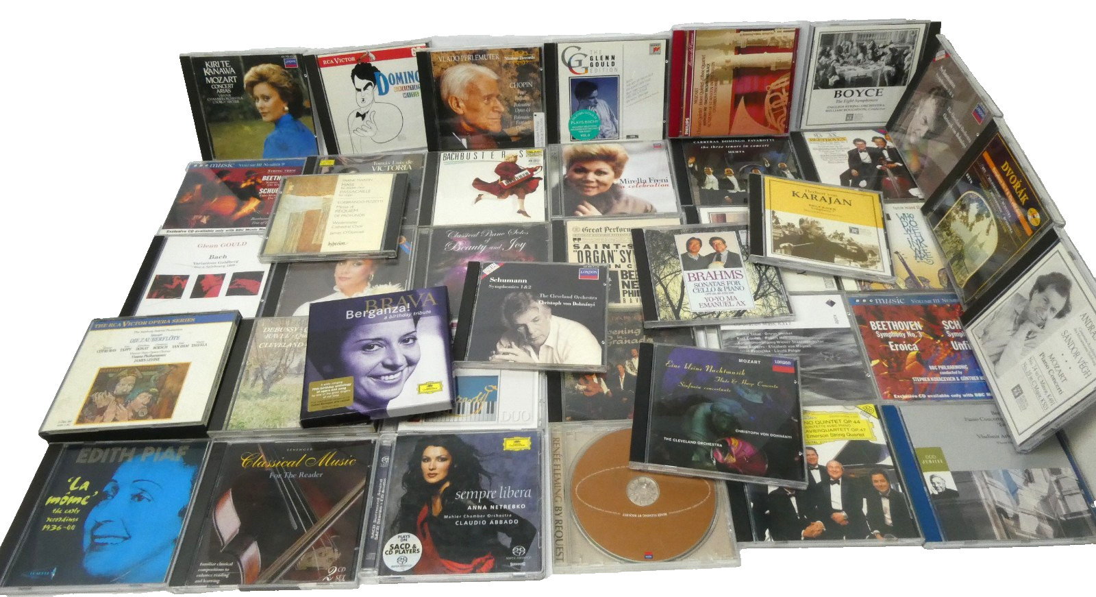 Large Mixed Lot Classical Opera Music CDs Mozart Beethoven Bach Chopin