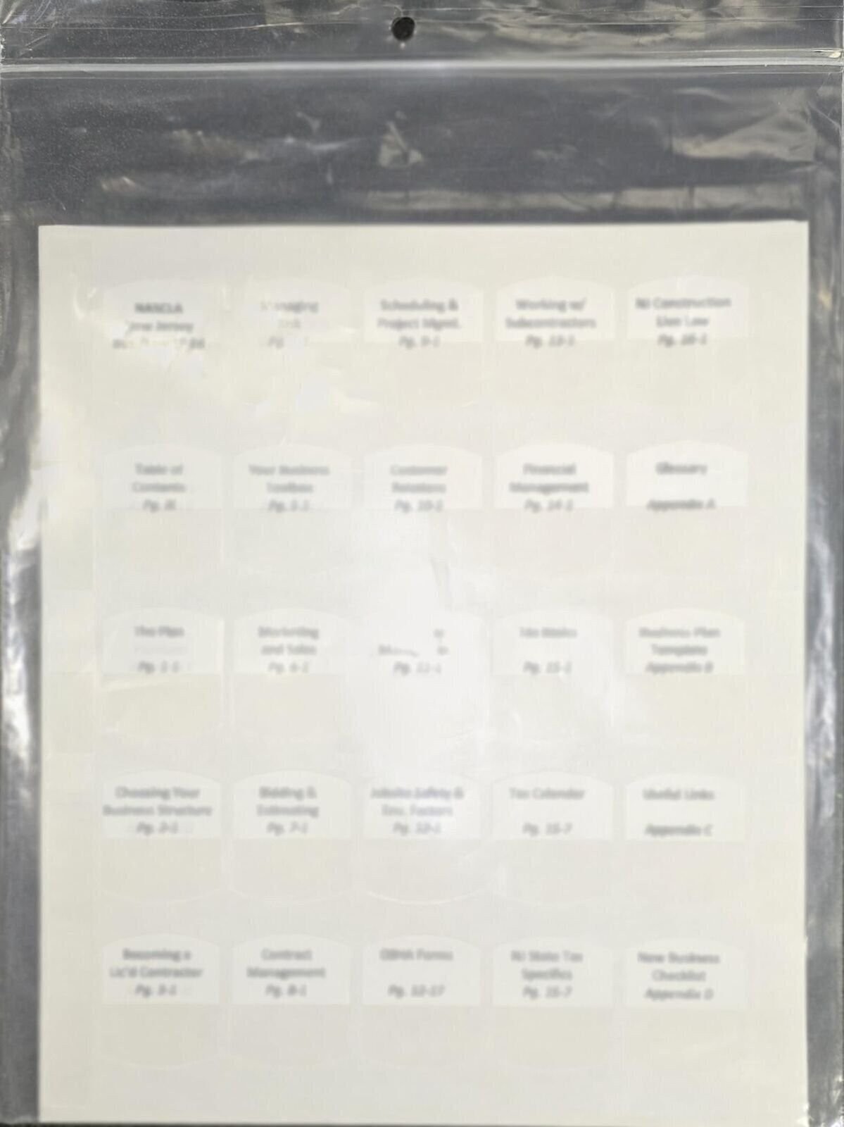 Pre Printed Tabs for the Plumbing Contractors Trade Knowledge Florida...