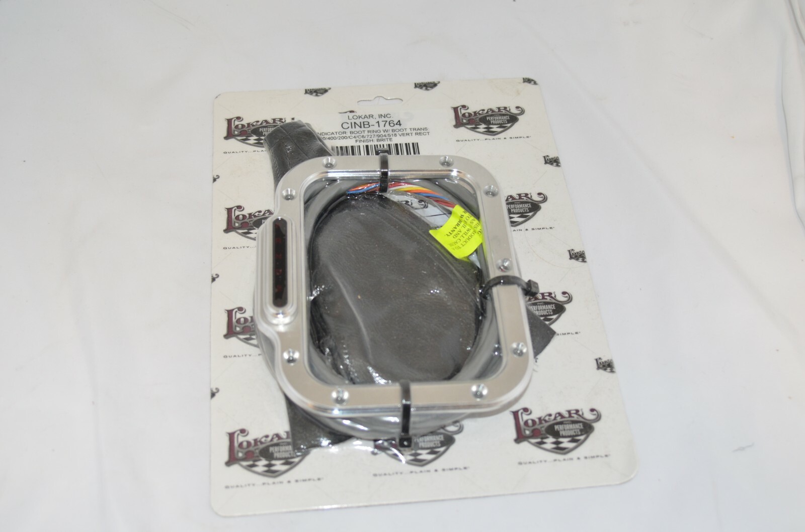 Lokar CINB-1764 Boot and Ring with Shift indicator built in