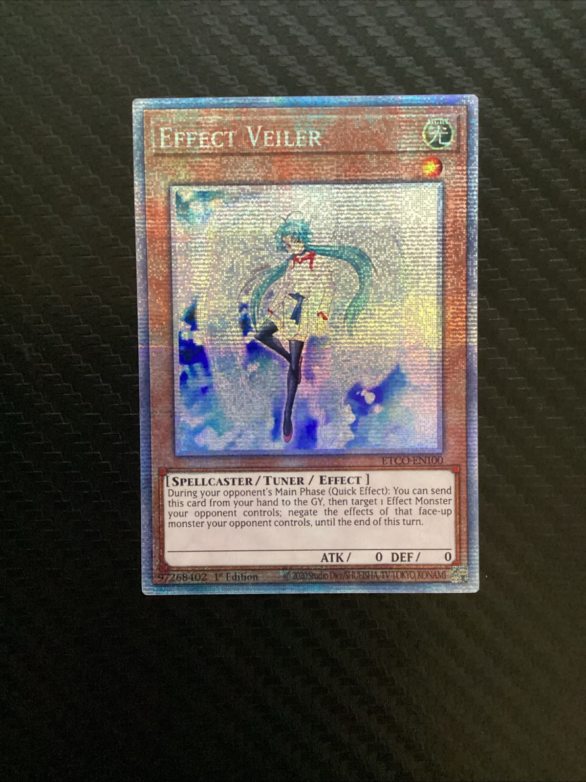 Yugioh Effect Veiler ETCO-EN100 Starlight Rare 1st Ed LP