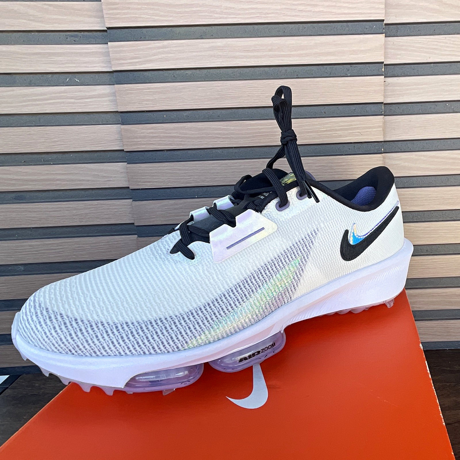 Nike Air Zoom Infinity Tour NXT% NRG Golf Spiked White/Black Men’s 12 Nike Air Zoom Infinity Tour NXT% NRG Golf Spiked White/Black Men’s 12